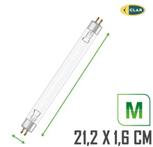 Carica l'immagine nel visualizzatore di Gallery, CLAR - Sterilizzatore UV, Lampade Germicide uv-c, UV Germicida, Lampada Uv Acqua, Lampada di ricambio 21,2 X 1,6 cm (6 W
