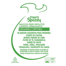 Carica l'immagine nel visualizzatore di Gallery, DOMOPAK SPAZZY Sacchi Nettezza Saccoverde Con Manici - 100% Biodegradabile - Casalingo 20 Lt - Trasparente - 1 Confezion