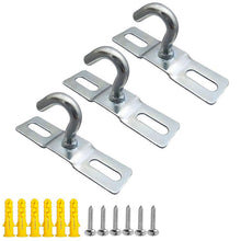 Carica l'immagine nel visualizzatore di Gallery, Gancio Soffitto 68mm 3Pcs Piastra di Fissaggio Lampadario Carico 8kg