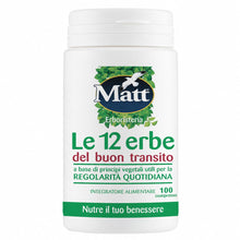Carica l'immagine nel visualizzatore di Gallery, Matt, Le 12 Erbe del Buon Transito, Integratore Alimentare, 100 Compresse