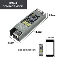 Carica l'immagine nel visualizzatore di Gallery, NUOVA GERMANY Alimentatore Professionale 1.8A DC 24V Striscia Led Trasformatore Ampere Stabilizzato AC110/220V Ultra sot