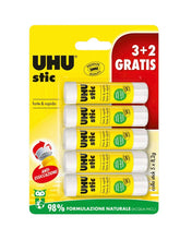 Carica l'immagine nel visualizzatore di Gallery, UHU Stic 5x8.2g colla per bambini, sicura da usare per i lavoretti, adatta per la scuola, l'ufficio, l'università