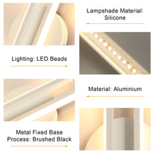Carica l'immagine nel visualizzatore di Gallery, 24W Applique da Parete Interno LED Bianca 60CM Bianco Caldo 3000K
