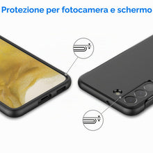 Carica l'immagine nel visualizzatore di Gallery, JETech Cover Slim per Samsung Galaxy S22 Plus, Nero