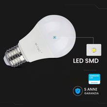 Carica l'immagine nel visualizzatore di Gallery, V-TAC 10x Lampadine LED A60 con Attacco E27 potenza 10.5W (Equivalenti a 75W) - Lampadine Nuova Generazione - 1055 Lumen