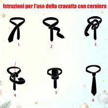 Carica l'immagine nel visualizzatore di Gallery, NEONSKY Cravatta di Natale Uomo Design Originale da Annodare, Motivi Natalizi Babbo Natale Albero Regali, Cravatta Classica Elegante per Festa Natale, Regalo Uomo Donna Accessorio Natalizio