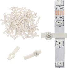 Carica l'immagine nel visualizzatore di Gallery, 200 Pezzi Clip di Montaggio per Strisce Luminose Clip di Fissaggio per Strisce LED,con 200 viti incluse per Strisce Led 