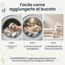 Carica l'immagine nel visualizzatore di Gallery, edihome, Palline per Asciugatrice in Lana 100% Naturale – Set da 6 Palle Asciugatrice che Riducono i Tempi di Asciugatur