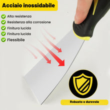 Carica l'immagine nel visualizzatore di Gallery, Spatole in Acciaio Inossidabile, Set di Coltelli di Spatola per Stucco