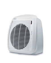 Carica l'immagine nel visualizzatore di Gallery, De'Longhi HVY1020 Termoventilatore verticale Young, Silenzioso e leggero, Protezione antigoccia, Maniglia, Dispositivo di sicurezza, Luce, Protezione antigelo, Piccole dimensioni, 2000watt, Bianco