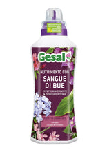 Carica l'immagine nel visualizzatore di Gallery, GESAL Nutrimento con Sangue di Bue, Per Piante Verdi e da Fiore, Effetto Rinverdente e Fioriture Intense, 750 ml