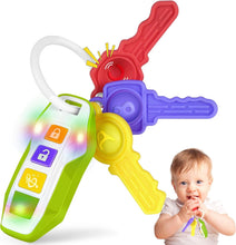 Carica l'immagine nel visualizzatore di Gallery, WixbFyn Chiave Auto Giocattolo per Bambini con Musica e Luci, Da Viaggio 3+