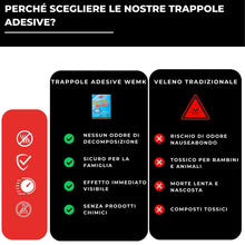 Carica l'immagine nel visualizzatore di Gallery, Trappola Adesiva per Topi e Ratti - 10 Tavolette con Colla Extra Forte - Topicida Non Tossico - Cattura Roditori - Profe