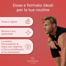 Carica l'immagine nel visualizzatore di Gallery, Bandini® MACA POWER Peruviana, 60 Capsule, Complesso ad Alto Dosaggio