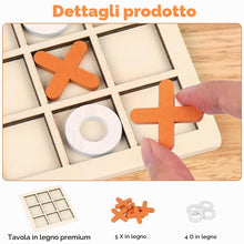 Carica l'immagine nel visualizzatore di Gallery, Ainiv Confezione da 24 Giochi in Legno del Tic-Tac-Toe