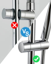 Carica l'immagine nel visualizzatore di Gallery, Supporto soffione doccia, supporto soffione doccia per asta scorrevole regolabile 19-25 mm, supporto doccetta scorrevole