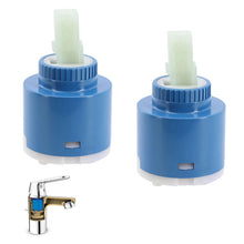 Carica l'immagine nel visualizzatore di Gallery, Cartuccia in Ceramica 35 mm, 2 PCS Rubinetto Miscelatore, per Monocomando Bassa 35mm, Doccia, Cucina, Bagno, Bidet