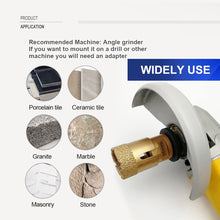 Carica l'immagine nel visualizzatore di Gallery, SHDIATOOL Punta per Trapano Diamantata 35mm per gres con Filettatura M14