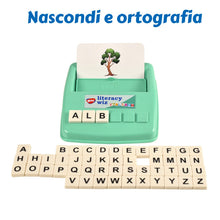 Carica l'immagine nel visualizzatore di Gallery, BOHS Juego de Ortografía en Italiano - Ve y Oculta la Ortografía - 60 Tarjetas Flash - Juguetes Educativos para el Aprendizaje de Idiomas en Preescolar