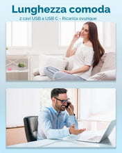 Carica l'immagine nel visualizzatore di Gallery, PD 60W Cavo USB Type-C Ricarica Rapida [1M 2Pack] per iPhone 17/16/15 Pro Max, Cavetto USB a USBC Dati per Samsung Galax