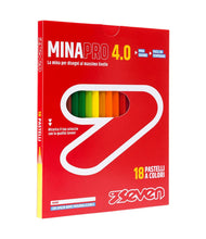 Carica l'immagine nel visualizzatore di Gallery, Seven Set Matite Colorate - Scatola da 18 pz - Confezione Pastelli Scuola, Ufficio - MINA 4.0 - Spazio Etichetta Nome