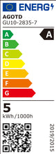 Carica l'immagine nel visualizzatore di Gallery, AGOTD Lampadine GU10 LED, 5W 850 Lumen 3000K Bianco Caldo Lampadina LED, LED GU10 equivalenti a lampade alogene 35W 50W,
