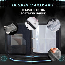 Carica l'immagine nel visualizzatore di Gallery, ProTecnika® Raccoglitore Professionale Carte Collezionabili 400 Carte con Custodia Carta Gradata Album Tasche per Figurine Foto Documenti capacità 50 fogli Idea Regalo