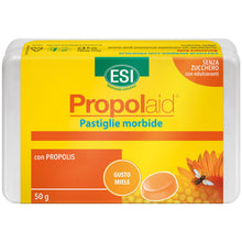 Carica l'immagine nel visualizzatore di Gallery, ESI - Propolaid Pastiglie Morbide, Caramelle Gola Gusto Miele Con Propolis, Azione Balsamica E Antinfiammatoria, Senza G