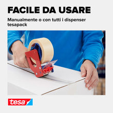 Carica l'immagine nel visualizzatore di Gallery, tesapack Nastro Adesivo UNIVERSAL - 66m x 50mm, Trasparente - 6 Rotoli