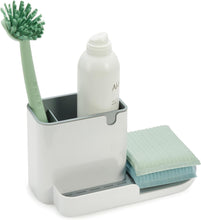 Carica l'immagine nel visualizzatore di Gallery, Amazon Basics Organizer per lavello da cucina/portaspugne, Grande, Bianco