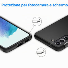 Carica l'immagine nel visualizzatore di Gallery, JETech Cover Slim per Samsung Galaxy S21 FE, Nero