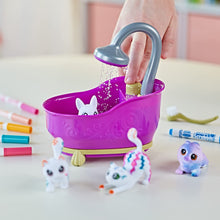 Carica l&#39;immagine nel visualizzatore di Gallery, CRAYOLA Washimals Pets - Set Attività Colora Lava Ricolora con Cuccioli con Vasca da Bagno Funzionante, Cagnolini e Gattini, Ideale da Regalare, Età Consigliata: da 3 Anni
