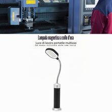 Carica l'immagine nel visualizzatore di Gallery, Lampada a collo di cigno glomora magnetica, lampada magnetica a 360 ° a collo di ceroelette ad alta luminosità Luce di l