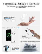 Carica l'immagine nel visualizzatore di Gallery, Qi2 15W Power Bank per iPhone MagSafe Powerbank 5000mAh