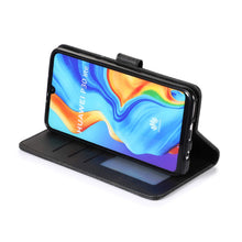 Carica l'immagine nel visualizzatore di Gallery, Custodia Cover per Huawei P30 Lite in Pelle,Nero