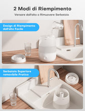 Carica l'immagine nel visualizzatore di Gallery, AROEVE Umidificatore Ambiente, 2,5L Umidificatore, 250 ml/h, 25H Diffusore di Oli Essenziali, Spegnimento Automatico, 25 dB Silenzioso per Neonati e Piante, Bianco