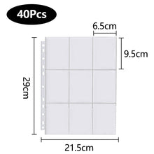 Carica l'immagine nel visualizzatore di Gallery, Newpop 40 pagine raccoglitore carte doppia faccia, buste carte trasparenti