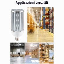 Carica l'immagine nel visualizzatore di Gallery, LED Mais lampadine 60W Attacco E27, Bianco Naturale 4000K, 6000Lumen, Equivalente a 500W, 85-265V AC (4000K)
