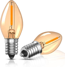 Carica l'immagine nel visualizzatore di Gallery, Bonlux Lampadina E14 LED 0,5W, Lampadine Attacco Piccolo Luce Soffusa Calda 2200K, Lampadina Vintage Candela per Notturn