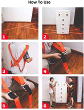 Carica l'immagine nel visualizzatore di Gallery, Cintura per sollevamento, facile da spostare, solleva, trasporta e mette in sicurezza complementi d'arredo, apparecchi o