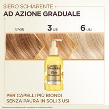Carica l'immagine nel visualizzatore di Gallery, Garnier Siero Schiarente Illuminante, Per Capelli Biondi, Capelli più Biondi in Soli 3 Usi, Lucentezza Immediata e Nutri