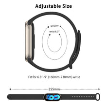 Carica l'immagine nel visualizzatore di Gallery, YLK 3 Pezzi Cinturini per Xiaomi Mi Band 9/8/10, Cinturino Silicone di Morbido Traspirante Solo per Xiaomi Mi Band 8/9/1