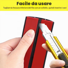 Carica l'immagine nel visualizzatore di Gallery, Adiwo Protezioni per Cavi a Pavimento, 2M Canalina Passacavi a Pavimento con 3 Canali del Cavo, Passacavo in Gomma Calpe