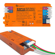 Carica l'immagine nel visualizzatore di Gallery, GLEDOPTO WLED Controller ESP32 Striscia LED Fusibile 15 A Mic DIY Illuminazione Dinamica UART USB-C per Strisce Digitali