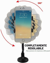 Carica l'immagine nel visualizzatore di Gallery, iVoler Supporto Cellulare Auto, Supporto Universale Porta 360 Gradi di Rotazione per Cruscotto Dashboard Parabrezza con 