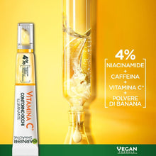 Carica l&#39;immagine nel visualizzatore di Gallery, Garnier SkinActive Contorno Occhi Illuminante, Vitamina C, Per uno Sguardo Più Fresco e Riposato, Antirughe, 15 ml