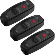 Carica l'immagine nel visualizzatore di Gallery, Greluma 3 Pz Interruttore in linea 250 V 10 A, interruttore per apparecchi a cavo con indicatore LED, pulsante on/off pe