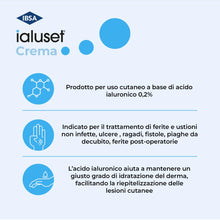 Carica l'immagine nel visualizzatore di Gallery, IBSA ialuset Crema 25g, Per il Trattamento Di Ferite e Ustioni Non Infette