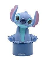 Carica l'immagine nel visualizzatore di Gallery, Lexibook, Disney Stitch, Notturna con Altoparlante, Cambiamento di Colore, Luce soffusa, Funzionamento a Batteria, Blu, NS01D