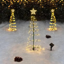 Carica l'immagine nel visualizzatore di Gallery, Decorazioni LED Con Pannello Solare, Luci Natalizie da Esterno Energia Solare, D, Lampade da Giardino, Catena Luminosa p